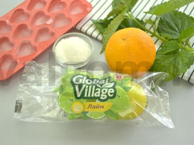 Bealkoholis Mojito su limonu ir apelsinu Žingsnis 1