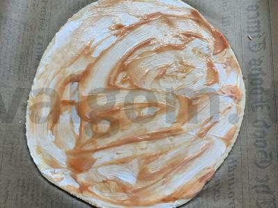 Pica su krevetėmis ir paprikomis Žingsnis 4