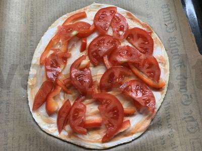 Pica su krevetėmis ir paprikomis Žingsnis 6