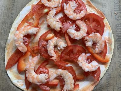 Pica su krevetėmis ir paprikomis Žingsnis 7