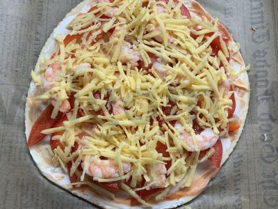 Pica su krevetėmis ir paprikomis Žingsnis 8