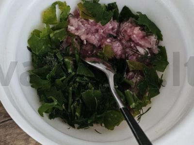 Namų sultingi khinkaliai su mėsa Žingsnis 4