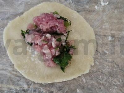 Namų sultingi khinkaliai su mėsa Žingsnis 5