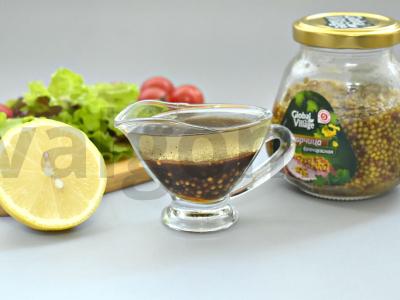 Garstyčių padažas daržovių salotoms pagrindine nuotrauka