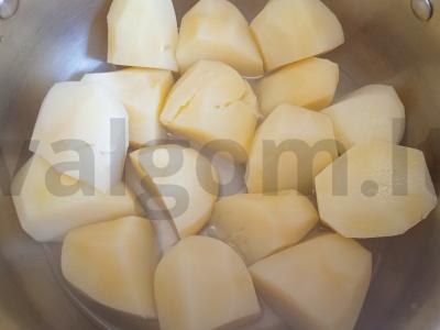 Kepta putasu su svogūnais ir bulvių košės garnyru Žingsnis 9