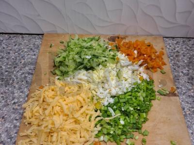 Užkandis iš lavašo šventiniam stalui Žingsnis 3