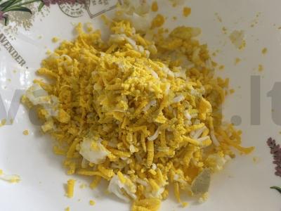 Užkandžių skrudinta duona „Medalionai“ Žingsnis 1