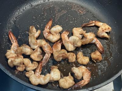 Krevetės sojų padaže su „Basmati“ ryžiais Žingsnis 4