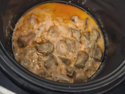 Troškinta jautienos kepenėlė termostato jogurte Žingsnis 9