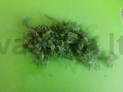 Marinuotų voveraičių salotos „Rudens vizitas“ Žingsnis 2