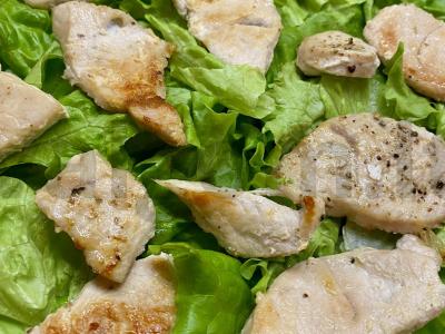 Salotos su kalakutiena ir mangais Žingsnis 4