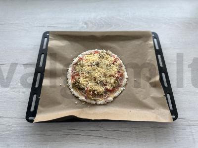 Pica ant varškės tešlos per 35 minutes Žingsnis 3