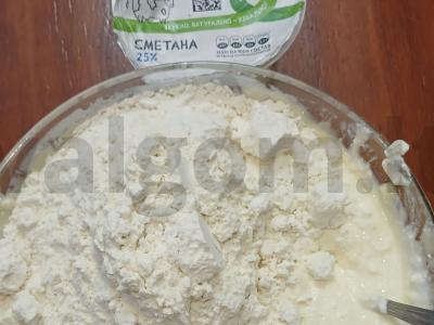 Oro varškėčiai su grietine Žingsnis 3