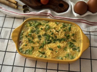 Frittata su daržovėmis pusryčiams Žingsnis 8