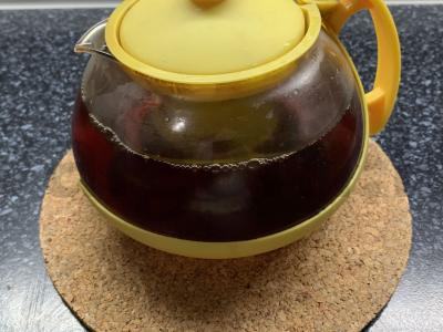 Juodasis arbata su juodųjų serbentų uogomis Žingsnis 4