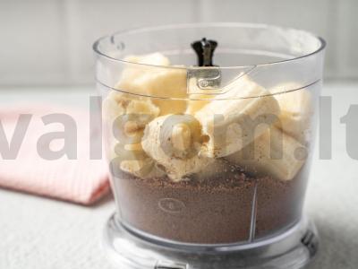 Šokoladinis ritinys be kepimo Žingsnis 2