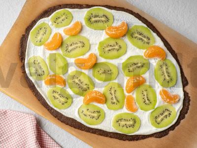 Šokoladinis ritinys be kepimo Žingsnis 6