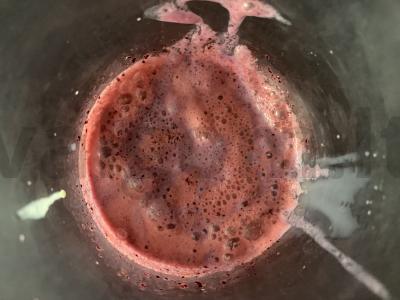 Obuolių-vynuogių nektaro kokteilis su ledais Žingsnis 4