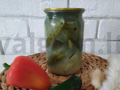 Marinuoti agurkai su garstyčiomis pagrindine nuotrauka