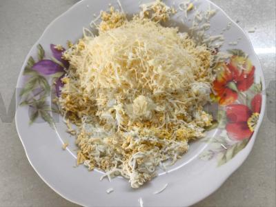 Karpiono ritinėliai su sūriu ir kiaušiniu Žingsnis 2