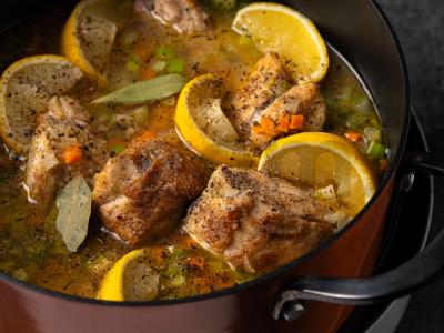 Troškintas vištienos su citrinomis Žingsnis 7