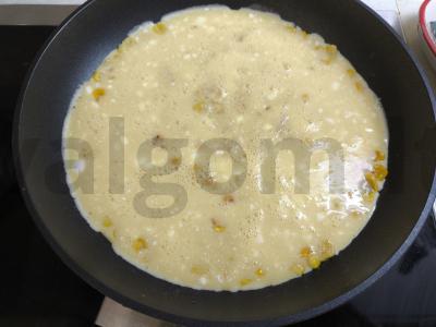 Omletas su grūdų varške Žingsnis 4