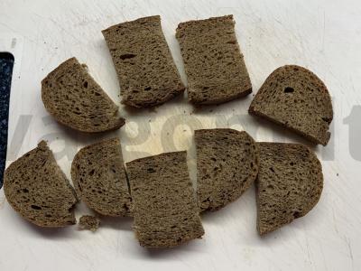 Ruginiai skrebučiai su sūriu per 20 minučių Žingsnis 1