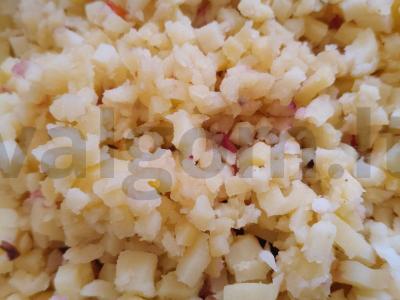 Vinegretas su žirniais ir žaliu svogūnu Žingsnis 3