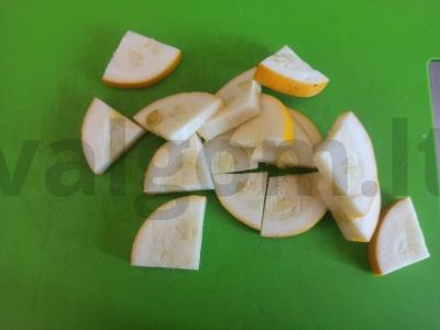 Garstyčių daržovės garuose Žingsnis 2