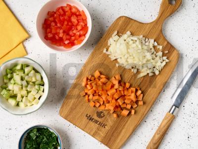 Lęšių ir cukinijų sriuba Žingsnis 3