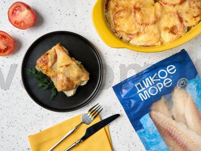 Žuvies ir bulvių apkepas pagrindine nuotrauka