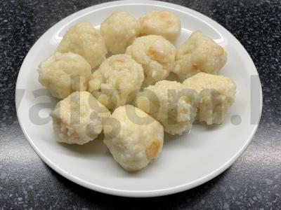 Varškės rutuliukai su džiovintomis abrikosais per 30 minučių Žingsnis 7