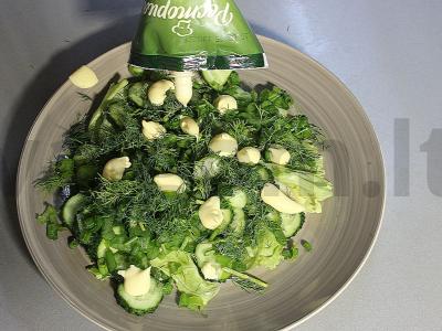 Salotas „Vasaros gaiva“ su havajų druska Žingsnis 9