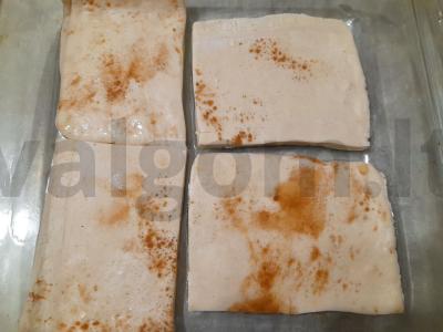 Sluoksniuotos tešlos bandelės su cinamonu ir uogiene Žingsnis 3