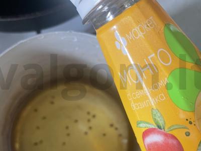 Mango ir ananasų želė Žingsnis 1