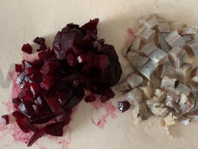 Salotos su burokėliais, silke ir sėklomis Žingsnis 1