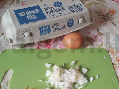 Kiaušinių sriuba su perliniu miežiu Žingsnis 1