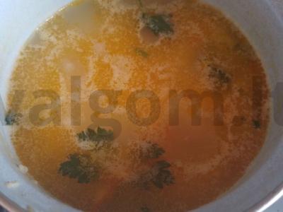 Kiaušinių sriuba su perliniu miežiu Žingsnis 5