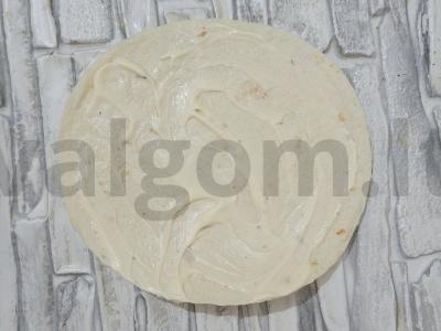 Auksinė tortilija su kumpiu, sūriu ir agurku Žingsnis 1