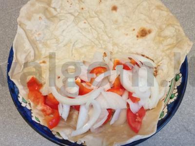 Šašlykas su kalakutiena, mocarela ir kolrabi Žingsnis 6