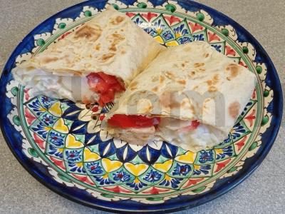 Šašlykas su kalakutiena, mocarela ir kolrabi pagrindine nuotrauka