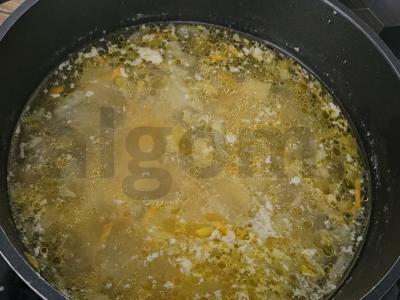 Sriuba-nuodėmė ant garstyčių aliejaus Žingsnis 4