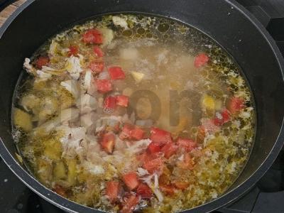 Sriuba-nuodėmė ant garstyčių aliejaus Žingsnis 7