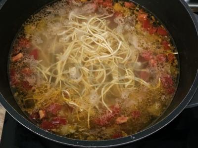 Sriuba-nuodėmė ant garstyčių aliejaus Žingsnis 8