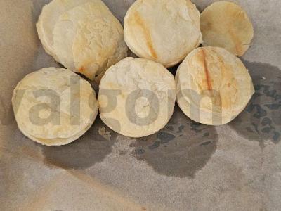 Kanarė su varškės sūriu ir silke sūdyta upėtakiu Žingsnis 4