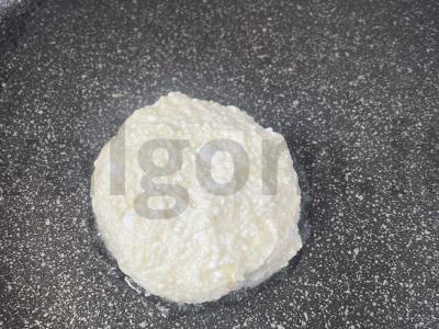 Sūrio pyragėliai iš lieso varškės su zefyrais Žingsnis 6