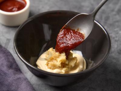 Katsu sando sumuštinis su vištiena Žingsnis 6