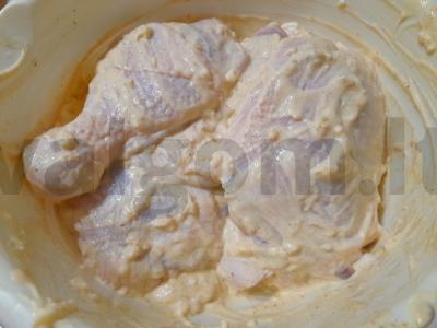 Kepti vištienos šlaunelės su šašlyko prieskoniu Žingsnis 4