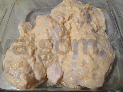 Kepti vištienos šlaunelės su šašlyko prieskoniu Žingsnis 5