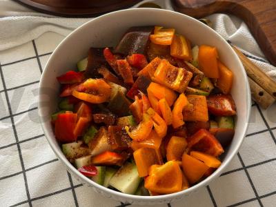 Kalakutienos steikas apelsinų padaže su daržovėmis Žingsnis 5